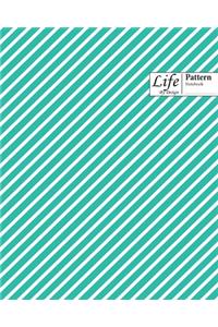 Striped Pattern Composition Notebook