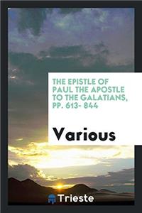 THE EPISTLE OF PAUL THE APOSTLE TO THE G