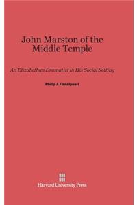 John Marston of the Middle Temple