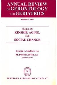 Annual Review of Gerontology and Geriatrics, Volume 13, 1993