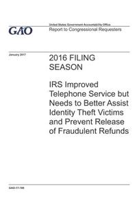 2016 Filing Season