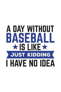 A Day Without Baseball Is Like