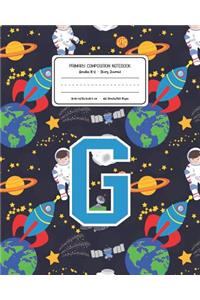 Primary Composition Notebook Grades K-2 Story Journal G