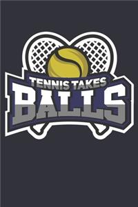 Tennis Takes Balls