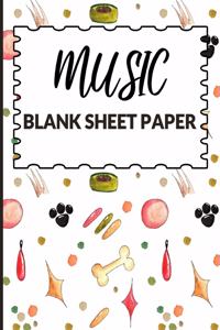 Music Blank Sheet Paper