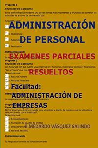 Administración de Personal-Exámenes Parciales Resueltos