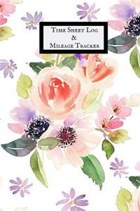 Time Sheet Log & Mileage Tracker