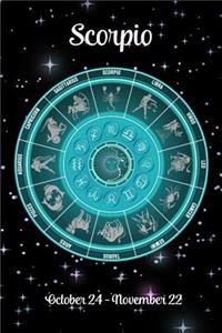 Zodiac Undated Weekly Planner - Scorpio October 24 - November 22