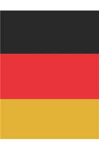 Germany Flag Notebook Sketchbook