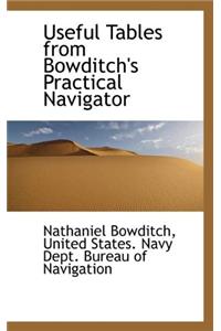 Useful Tables from Bowditch's Practical Navigator