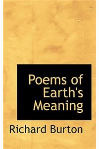 Poems of Earth's Meaning