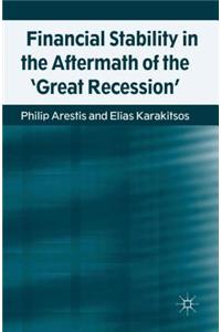 Financial Stability in the Aftermath of the 'great Recession'