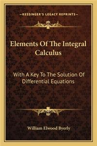 Elements of the Integral Calculus