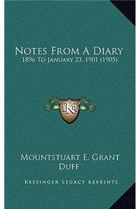 Notes from a Diary