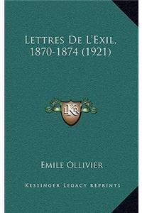 Lettres De L'Exil, 1870-1874 (1921)