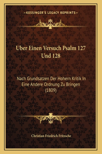 Uber Einen Versuch Psalm 127 Und 128
