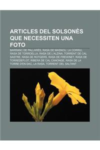 Articles del Solsones Que Necessiten Una Foto