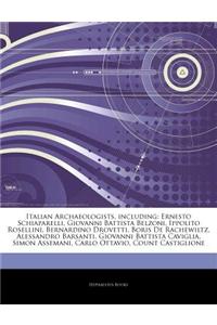 Articles on Italian Archaeologists, Including