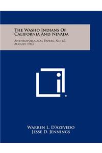 Washo Indians Of California And Nevada