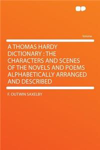 A Thomas Hardy Dictionary