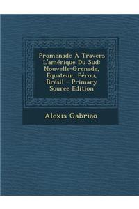 Promenade a Travers L'Amerique Du Sud: Nouvelle-Grenade, Equateur, Perou, Bresil - Primary Source Edition
