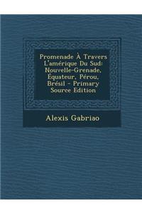 Promenade a Travers L'Amerique Du Sud: Nouvelle-Grenade, Equateur, Perou, Bresil - Primary Source Edition