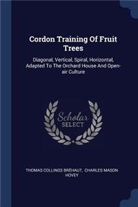 Cordon Training Of Fruit Trees