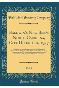 Baldwin's New Bern, North Carolina, City Directory, 1937, Vol. 1