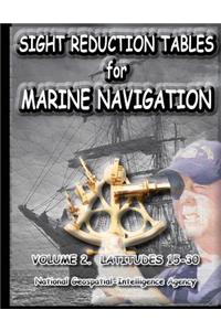 Sight Reduction Tables for Marine Navigation Volume 2