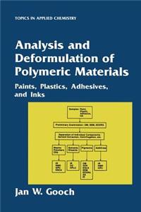 Analysis and Deformulation of Polymeric Materials