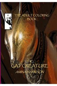 The Cat Creature-the Adult Coloring Book