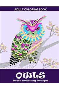 Owls Coloring Book