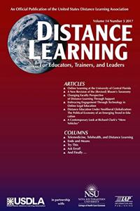 Distance Learning - Volume 14, Issue 3 2017