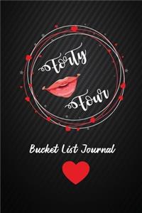 Forty Four Bucket List Journal