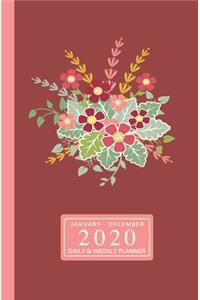 January - December 2020 Daily & Weekly Planner