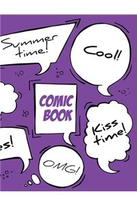 Draw Your Own Comics/Blank Comic Journal - 24 Pages of Fun Comic - A Large 8.5