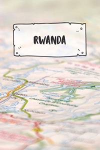 Rwanda: Ruled Travel Diary Notebook or Journey Journal - Lined Trip Pocketbook for Men and Women with Lines