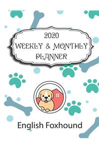 2020 English Foxhound Planner