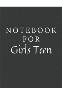 Notebook For Girls Teen