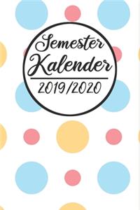 Semester Kalender 2019 / 2020