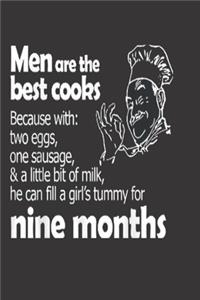 Men Are the Best Cooks for Special Recipes and Notes - Cookbook - Blank Cookbook to Write In Family Recipes - 120 Page Custom Cookbook * 6 x 9 *