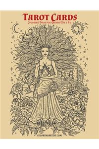 Tarot Cards Coloring Book for Grown-Ups 1 & 2