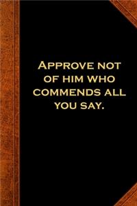 2020 Weekly Planner Ben Franklin Quote Approve Commends Vintage Style 134 Pages