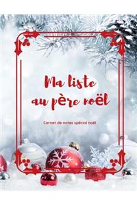 Ma liste au Père Noël