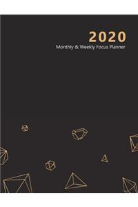 2020 Monthly & Weekly Focus Planner