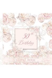 50th Birthday Guest Book