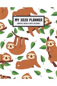 My 2020 Calendar Planner