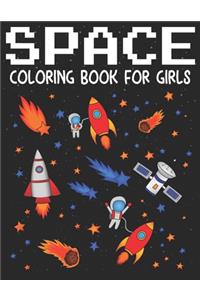 Space Coloring Book For Girls
