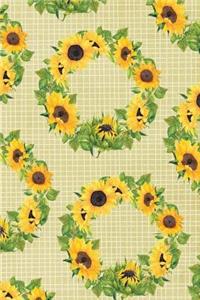 Sunflower College Ruled Notebook