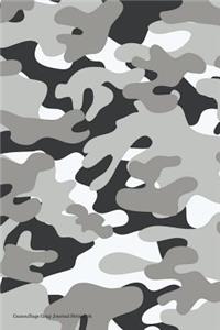 Camouflage Gray Journal Notebook